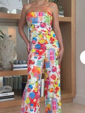 Fruit Print Resort Jumpsuit – Endless Moon Style